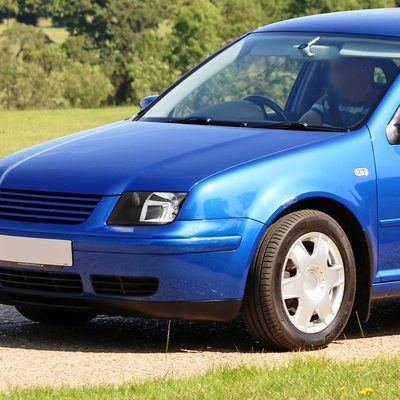 1999-2005 VW Jetta/Bora Mk4 V3 Factory Style Headlights Matte Black/Clear Lens