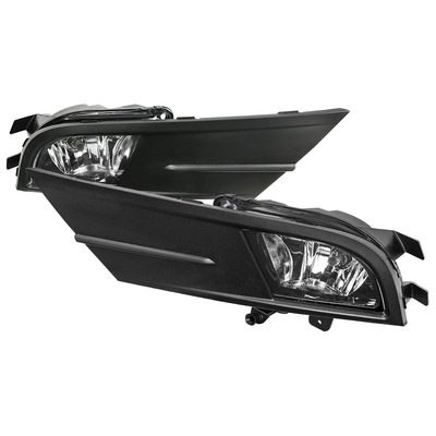2015-2018 VW Jetta H8 Fog Lights Kit w/ Switch & Wiring Harness Chrome/Clear