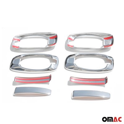 2015-2022 RAM ProMaster City Car Door Handle Cover Protector Stainless Steel 8 Pcs