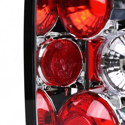 1993-1997 Ford Ranger Tail Lights Chrome Housing/Clear Lens