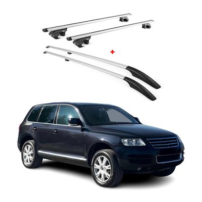 2004-2010 VW Touareg Roof Racks & Roof Rack Rails Silver