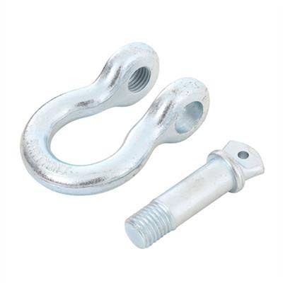 Smittybilt grillete de anillo en D de 3/4 pulgadas acabado de Zinc