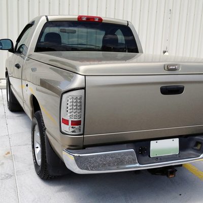 2002-2006 Dodge RAM LED Tail Lights Chrome Housing/Clear Lens