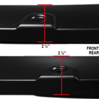 2016-2018 GMC Sierra 1500 Fleetside Smooth Rivet Style Fender Flares