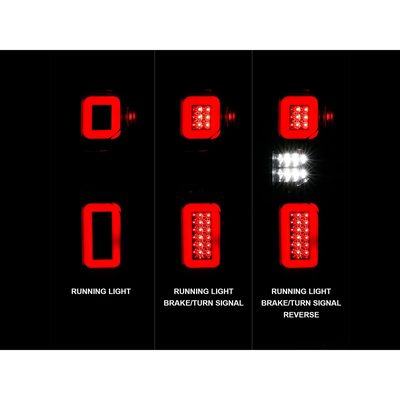 Anzo Black LED Tail Lights 311414