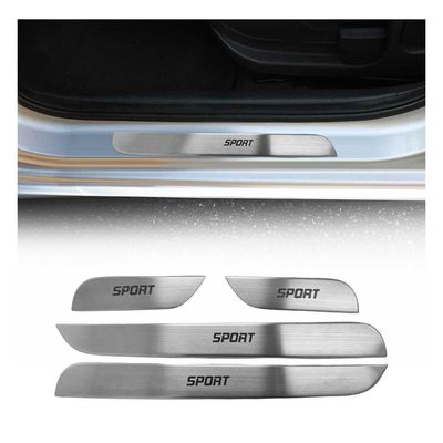 2018-2026 Volvo XC60 Door Sill Scuff Plate Scratch Protector Sport Stainless Steel 4x