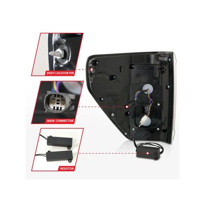 Anzo Smoked Black LED Tail Lights 311474