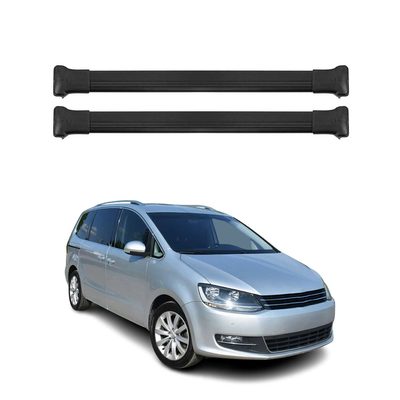 2010-2022 VW Sharan Roof Rack Cross Bars Black