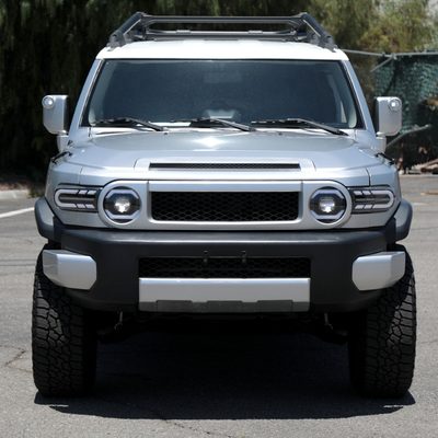 2007-2014 Toyota FJ Cruiser Signal Animated LED Bar Projector Headlights Black