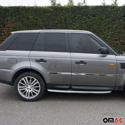 2006-2009 Land Rover Range Rover Sport Window Molding Trim Stainless Steel Silver 6x