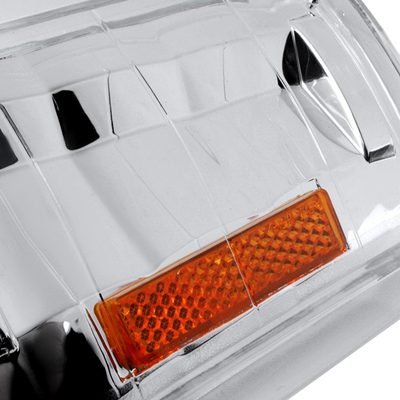 1994-1998 GMC Sierra/Yukon/Suburban Corner Lights Amber Reflectors Chrome
