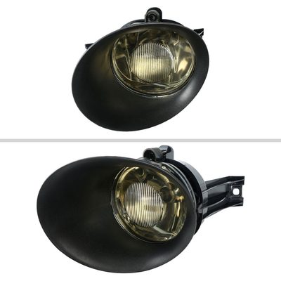 2002-2009 Dodge RAM 9006 Fog Lights w/ Mounting Brackets Chrome/Smoke Lens