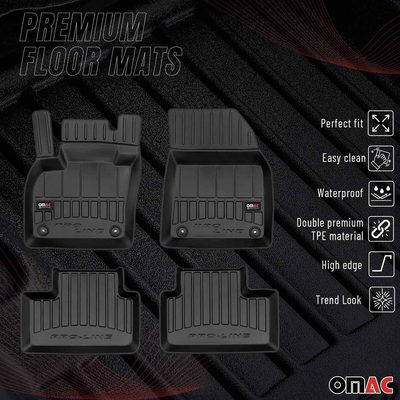 2019-2026 Volvo XC40 Premium Floor Mats Liners Full Set All Weather Heavy Duty