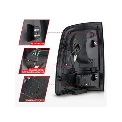 Anzo Smoked Black LED Tail Lights 311453