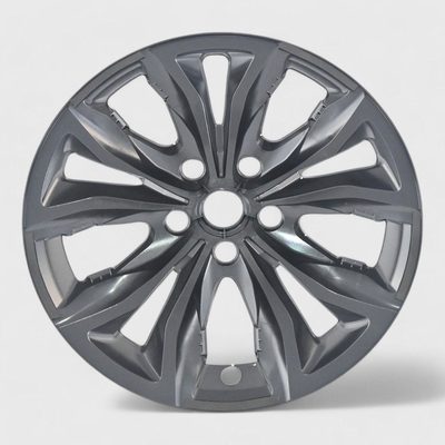 2019-2024 Chevrolet Malibu Wheel Cover Hubcaps Set Gloss Black 8Pcs ABS Plastic