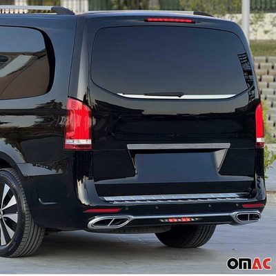 2016-2024 Mercedes Metris Rear Trunk Molding Trim Stainless Steel Silver 1Pc