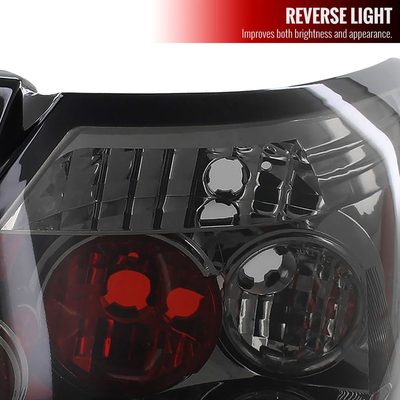 2006-2011 Honda Civic Coupe Tail Lights Chrome Housing/Smoke Lens