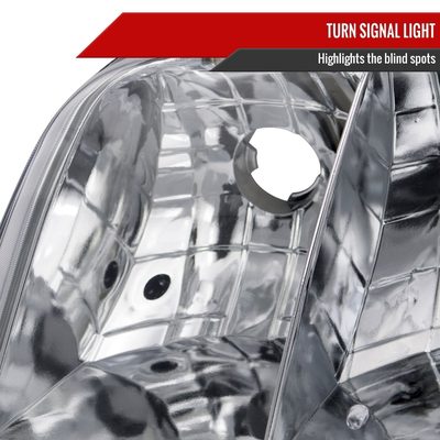 1998-2011 Ford Crown Victoria Factory Headlights Corner Signal Lights Chrome