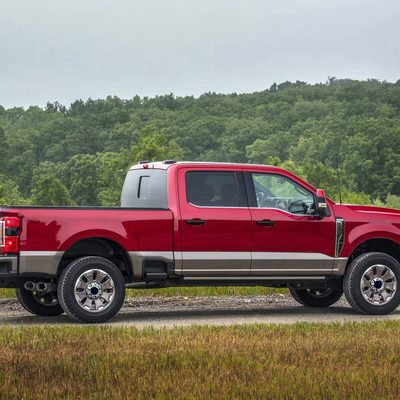2023-2024 Ford F-250/350/450/550 Door Handle Cover Gloss Black 6Pcs ABS Plastic