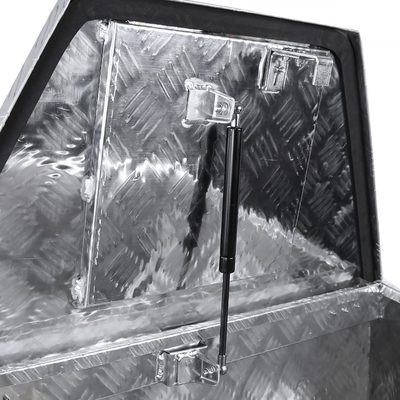 Universal 15~29" Silver Heavy Duty Truck Trailer Tongue Tool Box w/ Lock & Keys