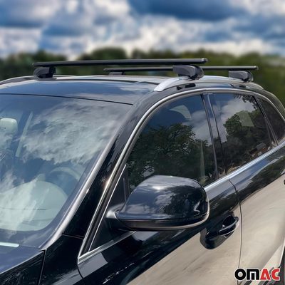 2025-2026 Infiniti QX80 Roof Rack Cross Bars Luggage Carrier Alu Black 2x