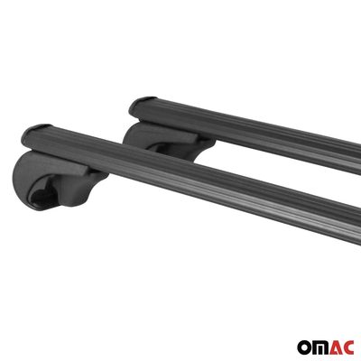 Roof Rack Cross Bars Luggage Carrier for VW ID. Buzz 2025-2026 Aluminium Black