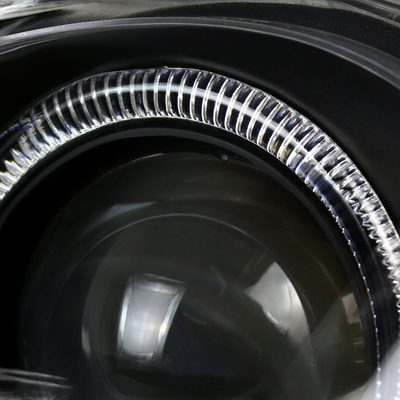1998-2001 Acura Integra 3/4DR Dual Halo Projector Headlights Matt Black/Clear
