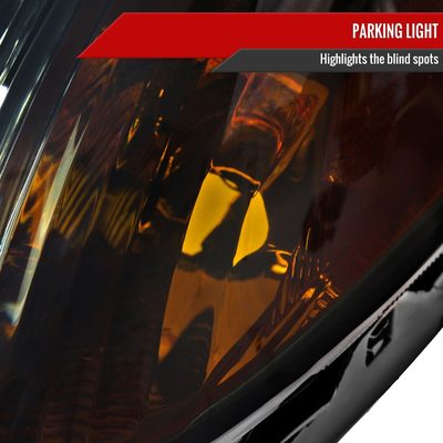 2001-2003 Toyota RAV4 Factory Style Headlights Chrome Housing/Smoke Lens