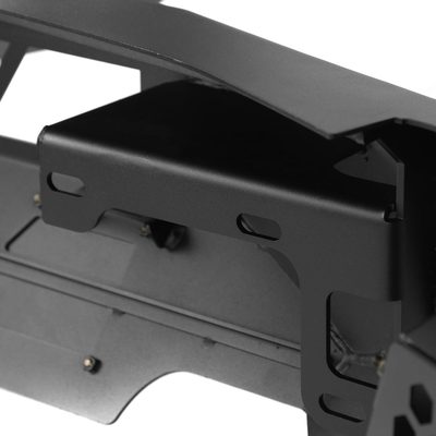 2015-2017 Ford F-150 Black Heavy Duty Steel Front Bumper & LED Light Ports