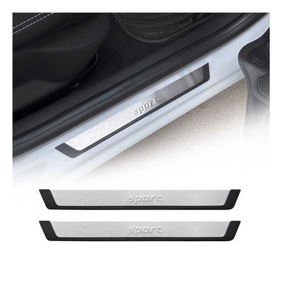 2019-2023 VW Arteon Door Sill Scuff Plate Scratch Protector Sport Stainless Steel Silver 2 Pcs