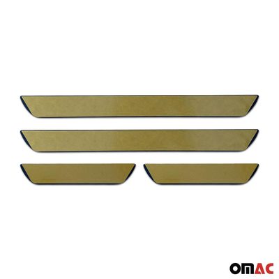 Land Rover Range Rover Evoque Door Sill Scuff Plate Scratch Protector Stainless Steel Silver 4 Pcs