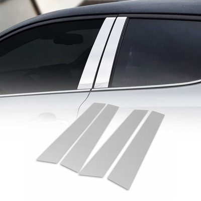 2011-2016 Mini Countryman R60 Window Pillar Posts Door Trim Stainless Steel Silver 4x