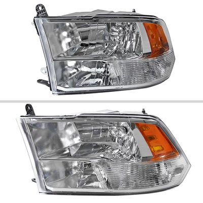 2009-2018 Dodge RAM 1500/ RAM 2500 3500 Factory Quad Headlights Chrome