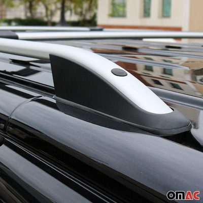 2010-2013 Ford Transit Connect L1 Short Roof Rack Rails Side Rails Silver