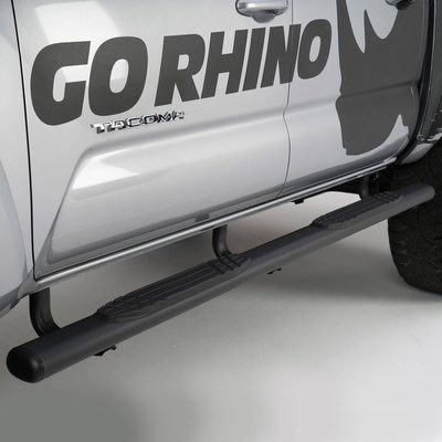 Estribos WIDESIDER Fusion 4" Ngo Tex de 80" para Ford F-150 / Lobo 15-24 Super Cab