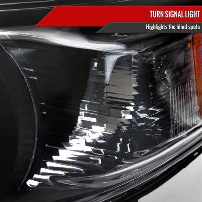 2011-2020 Toyota Sienna Projector Headlights Matte Black Housing/Clear Lens