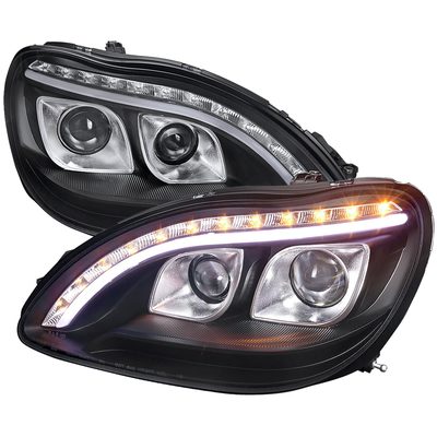 1998-2006 Mercedes Benz W220 S Class Headlights LED Light&Signal Lights Black