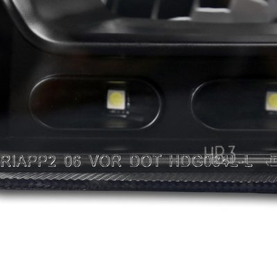 2006-2010 Dodge Charger 1PC LED Light Factory Headlights Amber Reflector Black