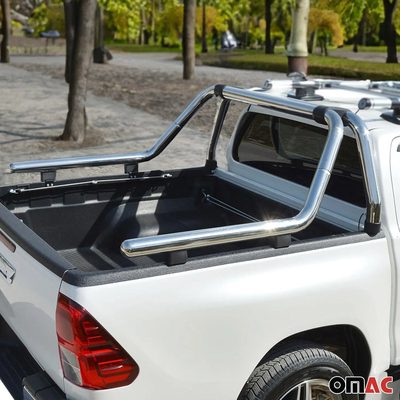2005-2021 Nissan Frontier Crew Cab Sport Bar Truck Bed Chase Roll Bar Stainless Steel