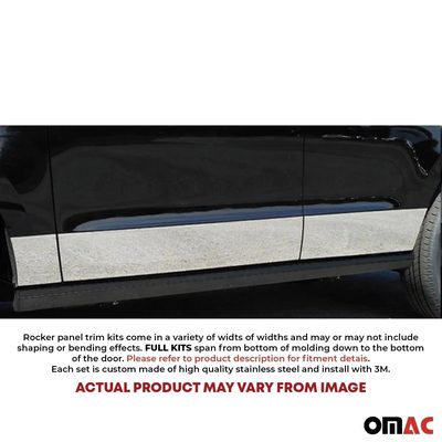 1993-1999 Chevrolet Silverado Stainless Rocker Panel Trim 12 Pcs