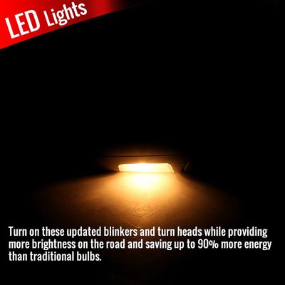 2008-2013 Toyota Highlander 7Pin Heated Side Mirror LED Puddle Light Passenger