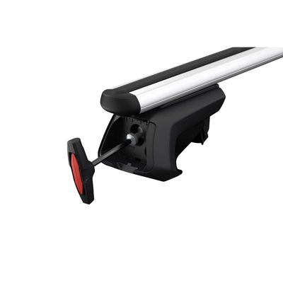 Thule SmartRack XT Ovalada con seguros 135CM Plata