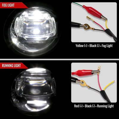 2014-2020 Toyota Tacoma/Tundra/Corolla/Highlander/RAV4 LED Fog Lights Chrome