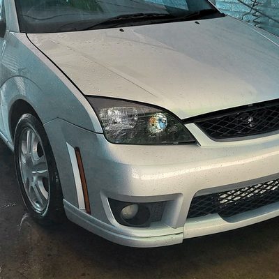 2005-2007 Ford Focus Factory Style Headlights Matte Black Housing/Clear Lens