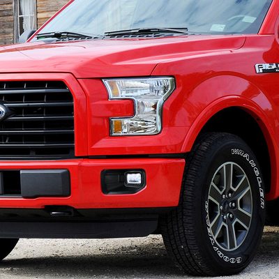 2015-2017 Ford F-150 6500K SMD LED Fog Lights Chrome Housing/Clear Lens
