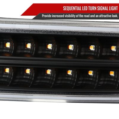 1999-2007 GMC Sierra/Yukon/ XL Bumper Lights Turn Signal Lights Matt Black