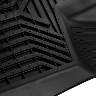 2019-2022 Toyota RAV4 All Weather Black TPE Floor Mats Liner 3Pcs