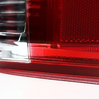 2007-2014 Chevrolet Silverado LED Tail Lights - OZ Chrome Housing/Red Lens