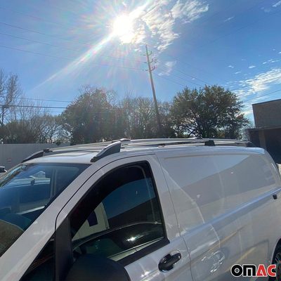 2014-2023 Ford Transit Connect Short Wheel Base Roof Rack Rails Side Rails Silver