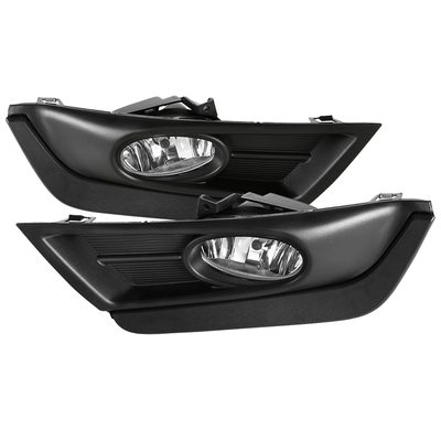 2017-2018 Honda CR-V 12V/35W H8 Fog Lights Kit Chrome Housing/Clear Lens